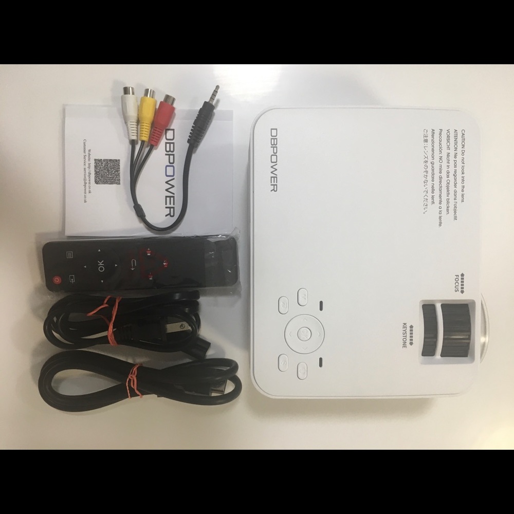 DBPOWER T20 home theater projector (white)